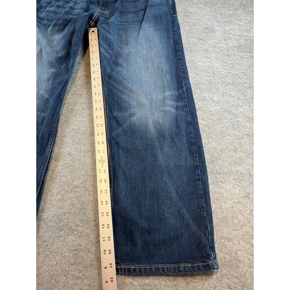 Levi's Men 569 Loose Straight Dark Wash Denim Jeans 36x30 Relaxed Streetwear